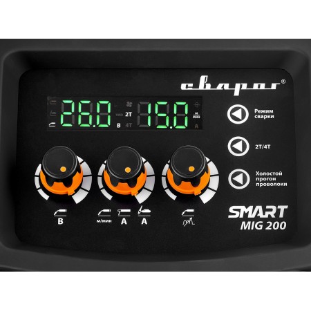 СВАРОГ REAL SMART MIG 200 BLACK (N2A5) (аппараты для автосервиса, сварочные полуавтоматы (MIG-MAG) для СТО) 00000098557 СВАРОГ REAL SMART MIG 200 BLACK (N2A5) (аппараты для автосервиса, сварочные полуавтоматы (MIG-MAG) для СТО) 00000098557